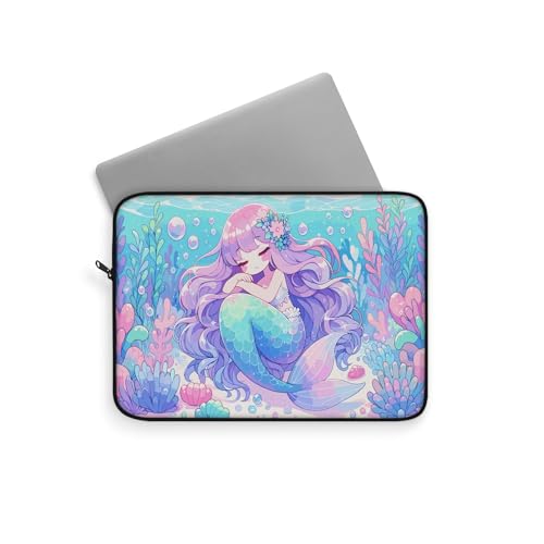 Funda para portátil Kawaii Mermaid ideal para tus días de estudio