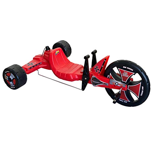 The Original Big Wheel Sidewinder 16inch X-TREME Racer Tricycle for Boys & Girls 5-10 Years of Age - Made in USA (Red Baron)