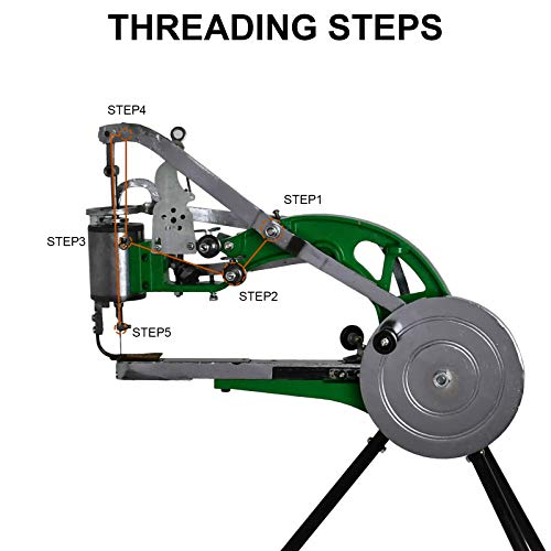 ECO-WORTHY Cobbler Sewing Machine Leather Sewing Machines Hand Stitching Machine for Repair Shoes/Upsolery/Zippers/Coats/Bags/Cloth/Belt/DIY Items by ECO-WORTHY - Image 5