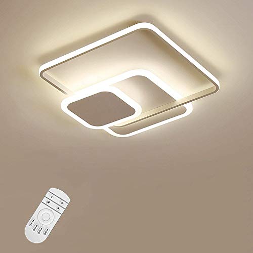 RHTCEN Plafonnier LED, Plafonnier en Aluminium Ultra-Mince De 6 Cm Cover