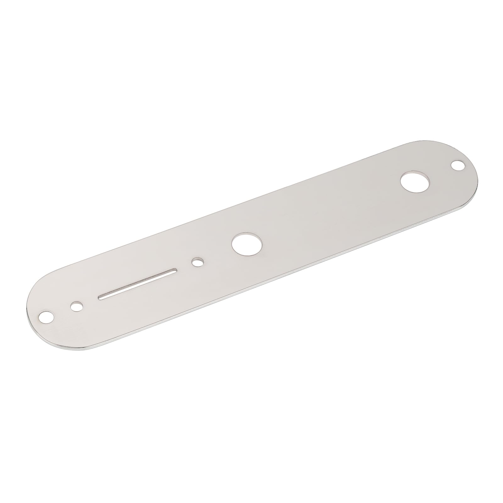 Banworks Imperial Guitar Control Plate 9.5mm (3/8") CTS Potentiometer Holes Steel Alloy Switch Control Plate for American/Mexican Fender Tele Electric Guitar JT/KZB-02 Nickel - Image 3