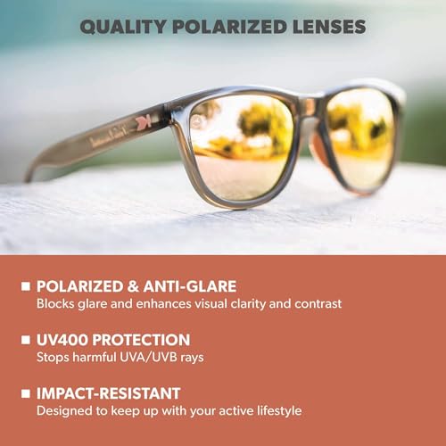Image of Knockaround Square Polarized Sunglasses for Men & Women - UV400 Protection