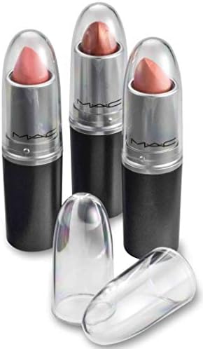 byAlegory Clear Lipstick Caps For MAC - Replaces Original Cap To See Your Favorite Lipstick Color Easily (12 Count)