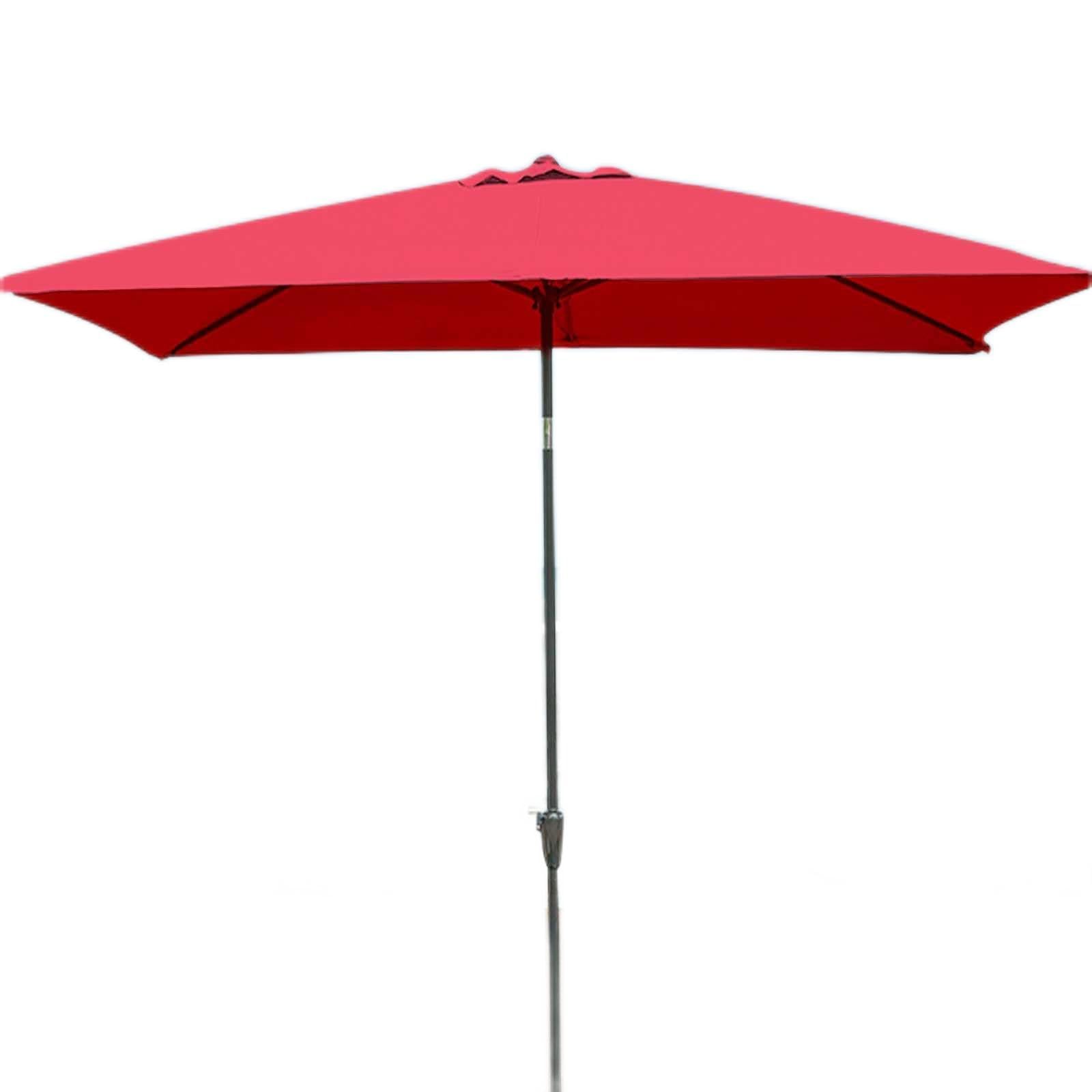 Parasol ogrodowy,Duży parasol ogrodowy, odkryty parasol stołowy do basenu z odpornym na przechylanie i korbę, chroniony przed promieniowaniem UV do trawnika ogrodowego na podwórku