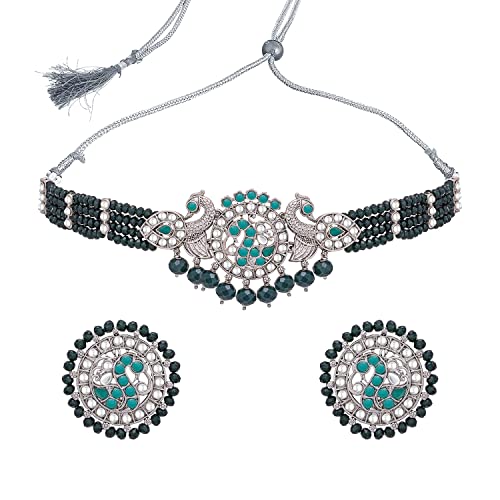 Image of Sukkhi Gold Plated Choker Necklace Set For Women