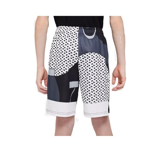 Nike Boys' Dri-FIT Printed Basketball Shorts X-Large Black/White2