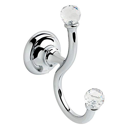 Delta Faucet NOR35-CHC Nora Robe Hook, Chrome & Clear