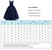 Glamulice Navy Blue Flower Girls Lace Bridesmaid Dress Long A Line Wedding Pageant Dresses Tulle Party Gown Birthday Elegant Event Holiday Evening Prom Princess Dance Christmas Ball Gown 14 15