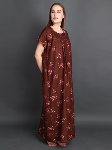 Image of Women's Alpine Mix Print Maxi Nightgown