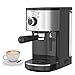 Produktbild Kenwell Espressomaschine mit Siebträger, 15 Bar Kaffeemaschine für Espresso, Cappuccino und Latte, 1450W Hohe Leistung Edelstahl Siebträgermaschine