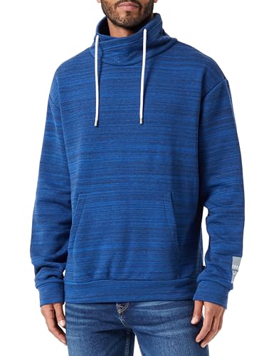 Sweat-shirt s.Oliver manches longues finitions côtelées coupe droite homme