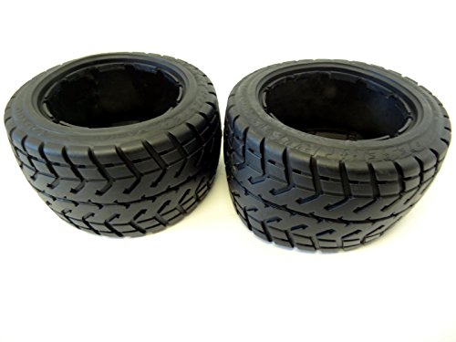King Motor Buggy Road Tarmac Rear Tires (set of 2) Fit HPI Baja 5B 2.0 Rovan Desert Buggy