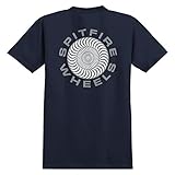  Spitfire Classic 87 Swirl T-Shirt - Navy/Silver - L