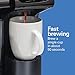 Hamilton Beach FlexBrew Trio 2-Way Coffee Maker, Compatible with K-Cup Pods or Grounds, Single Serve & Full 12c Pot, Permanent Gold-Tone Filter, Black & Silver