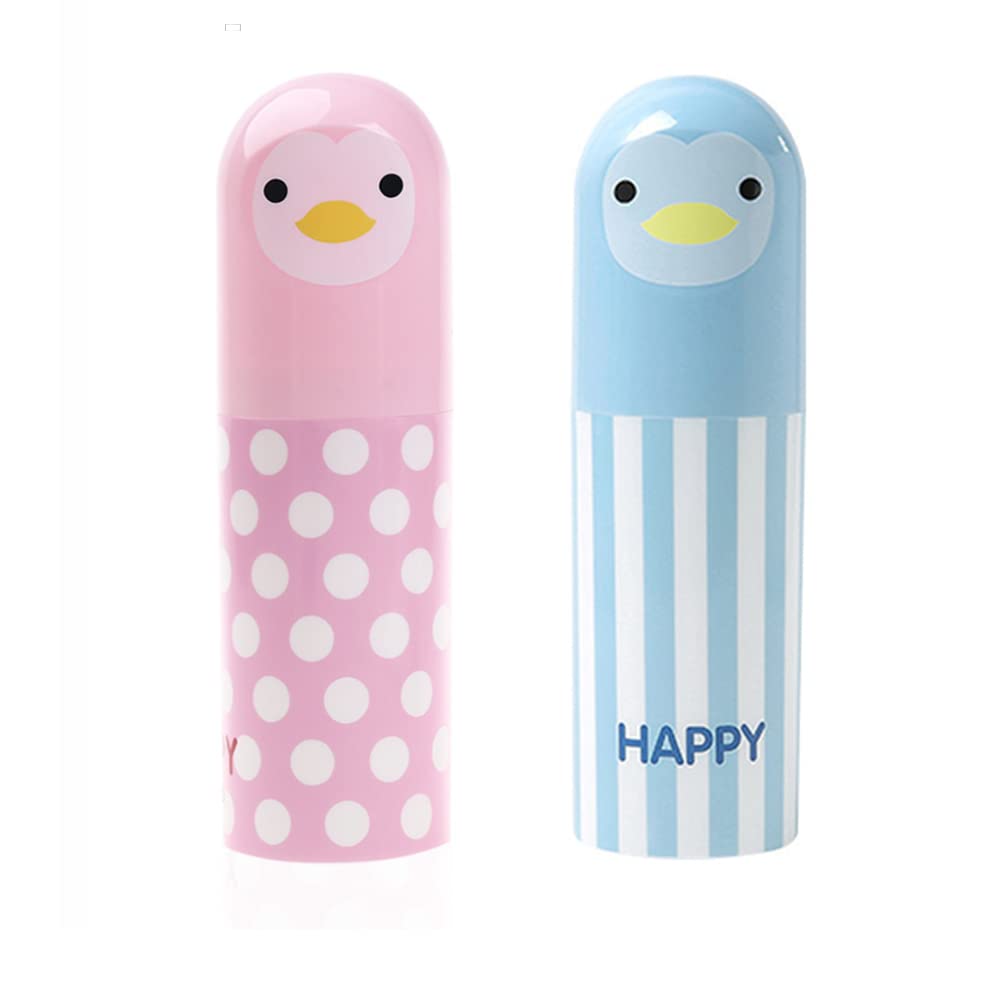 Phawta Plastic Portable Toothbrush Holder Cover Case Travel Accessories Storage Organizer Box, Round, Cute Duck Design, 20 x 6 x 6 cm, Multicolor (2) (B09QL7LB24) Amazon Price History, Amazon Price Tracker