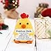 Mini Chicken Positive Crochet Animals Birthday Gifts for Women, Boss Day Gifts, Halloween Christmas Stocking Stuffer Gift for Friend Coworker, Cute Stuff Emotional Cheer Up Support Handmade Chick