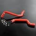 Silicone Radiator Coolant Hose Kit Clamps For 1991-1999 Mitsubishi 3000GT / 1991-1996 Dodge Stealth 2PCS Red