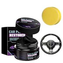 Plastic Restorer for Cars,Scratch Repair & Cleaner,50g Color Restorer Coating for Interior & Exterior Trim,Metals to Restore Faded Plastic and Surfaces 1PC
