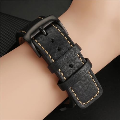 Sangle de montre en cuir véritable de haute qualité BM8475