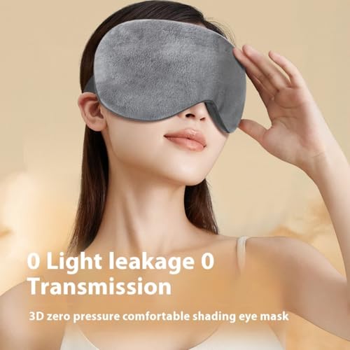 Compresse chauffante yeux secs électrique USB masque lavable