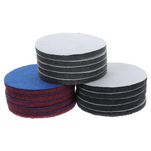 KONTONTY 15Pcs Scouring Pad Replacement for Electric Cleaning Brush Non Scratch Heavy Duty Scrubber Attachment for Efficient Kitchen and Tile Cleaning