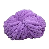 Photo Gallery perfeclan filato di ciniglia filato spesso jumbo gauge 7 filato di peluche filato ingombrante acrilico per letto cuscino per maglieria all uncinetto, viola chiaro Photo Gallery perfeclan filato di ciniglia filato spesso jumbo gauge 7 filato di peluche filato ingombrante acrilico per letto cuscino per maglieria all uncinetto, viola chiaro