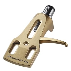 ビクター純正アルミダイキャストヘッドシェルにパイオニアのPCカートリッジ針付き ビクター純正アルミダイキャストヘッドシェルにパイオニアのPC