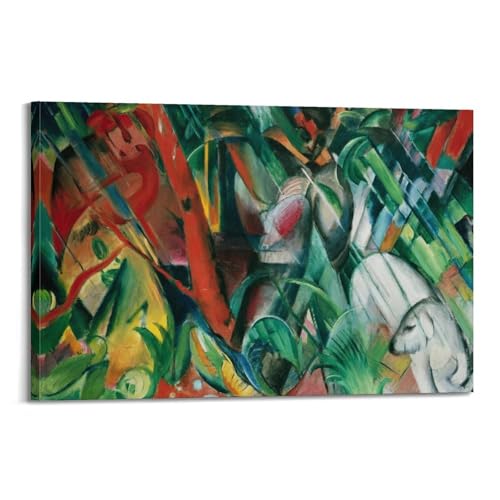 Art Posters Franz Marc Expressionnisme Toile Murale Idée Décor Salon Chambre 40x61