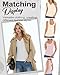 Sweetyweee 3 Pack Women's Thermal Tank Tops Fleece Lined Reversible Sleeveless Ribbed Undershirts V Neck or U Neck Base Layer(Dusty Pink, Apricot, White,Small)