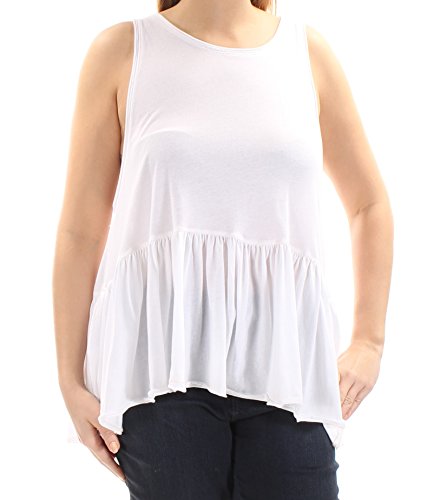 Débardeur We The Free Cantina peplum blanc en taille S pour femme