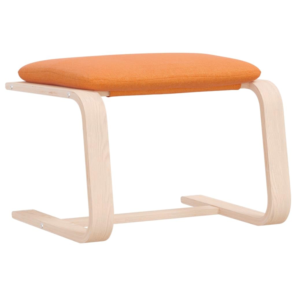 pouf poggiapiedi,pouf contenitore rotondo,Poggiapiedi Giallo Scuro 51x41x40 cm in TessutoGeeignet für Wohnzimmer, Schlafzimmer, Bad