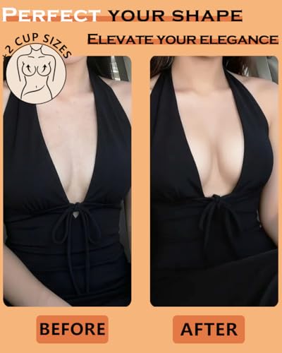 Image of Double Sided Sticky Bra Inserts, Ultra Instant Volume, Push Up Adhesive Bra Pads