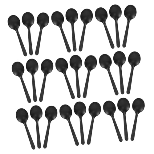 COLLBATH 100本 使い捨て スプーン 使い捨て カトラリー デザート スプーン ケーキ スプーン 食器