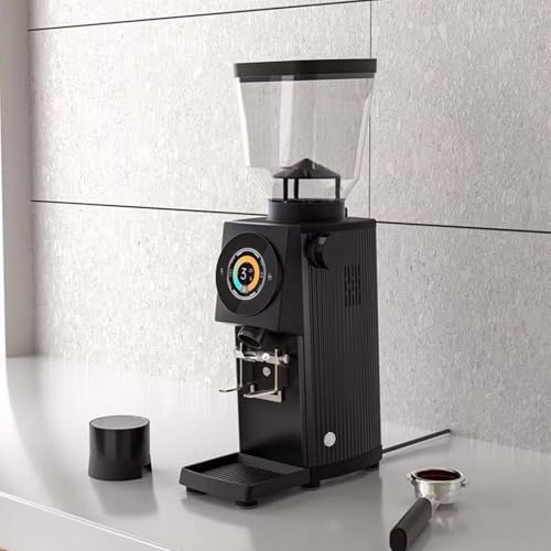 600W Electric Flat Burr Coffee Grinder with Touchscreen
