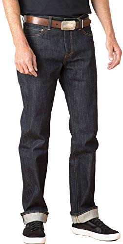 Tellason Made In Usa Men's Sheffield 16.5 Oz Kaihara Raw Selvedge Denim Classic Straight Tapered Jeans (34) #TOP19