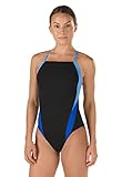 Speedo Women's Swimsuit One Piece Endurance+ Cross Back Solid Adult Team Colors