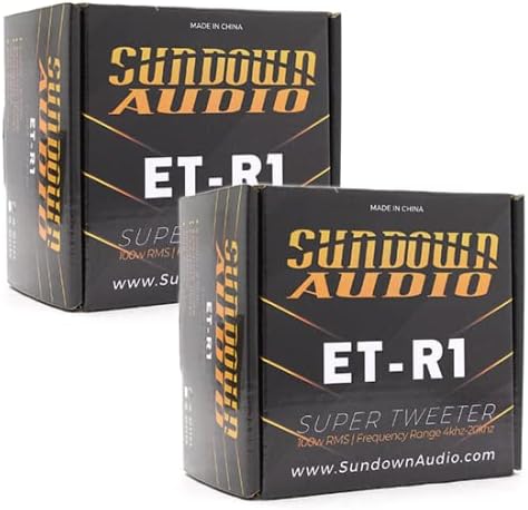 Miniatura 6 de Par de súper tweeters Sundown Audio ET-R1 de 4 ohmios y 100 W