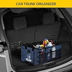 Seal Skin Covers Trunk Organizer for SUV, Car & Truck - Premium Heavy Duty & Collapsible with 3 Adjustable Size - Lightweight & Portable Storage Organizer - Easy to Use & Install in Any Vehicle - Blue - Image 3