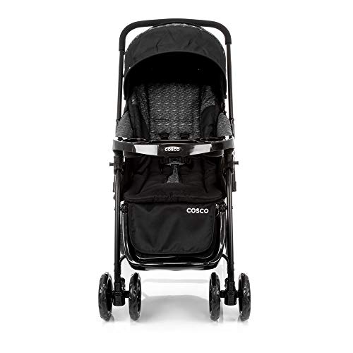 Cosco Kids, Carrinho de Bebê Reverse, Preto Rajado
