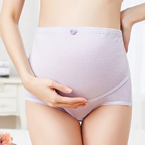 Fashiol Cotton Maternity Underwear - High Waist Pregnancy Panties for Women, Over Bump, 100% Stretchable Cotton Briefs, Hipster Style, Full Coverage, & Post-Delivery Hygiene - Multicolour (2XL) 2