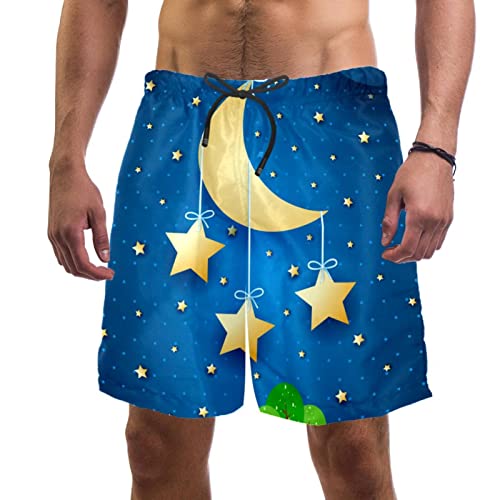 Short de plage Lune de Bonne Nuit maillots de bain JDEZ été