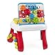 Chicco, Art&Craft Desk, Multiaktivitätstisch, Elektronisch Zweisprachig, Lichter, Geräusche, Sätze, Lieder, 20 Stifte, 4 Zahnräder, Tamburin, Abakus, 2 Illustrierte Karten, Spielzeug von 10-36 Monaten