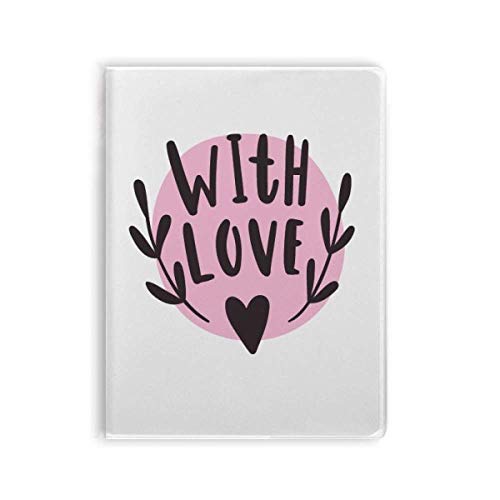 Carnet With You cœur rose, papeterie fine aux finitions soignées