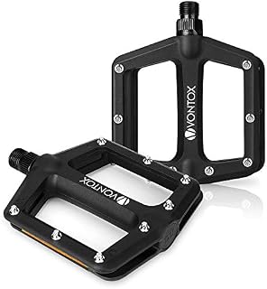 V VONTOX Bike Pedal, Lightweight Non-Slip Bike Pedals, Nylon Fiber Bicycle Platform Pedals