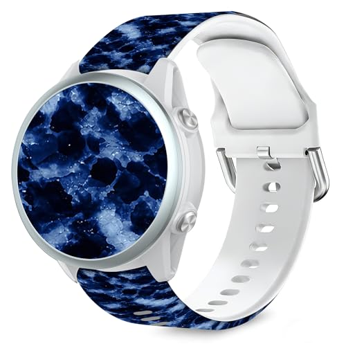 Lyforaz �ׂ��b�o���h Samsung Galaxy Watch 3 45mm�Ή� 22mm �\�t�g�V���R�� ���킢���X�g���b�v Venu 4 45mm/3/Forerunner 570 47mm/970/965/955/265/255 �X�}�[�g�E�H