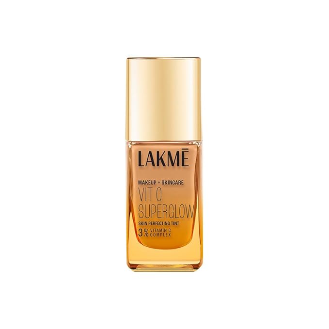 Lakme Makeup+Skincare VitC Superglow Skin Perfecting Tint Neutral medium N220 25ml