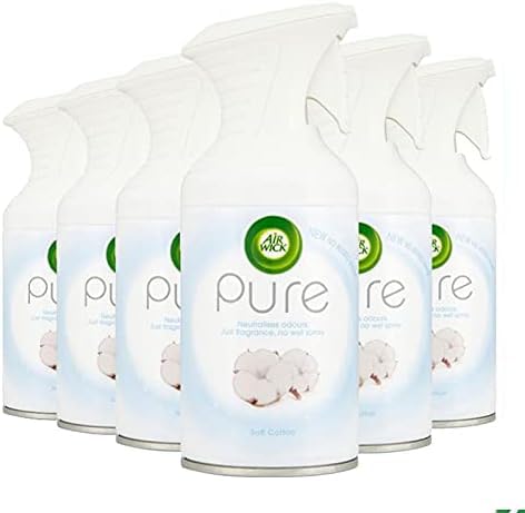 Air Wick Lot de 6 vaporisateurs de parfum Air Wick en coton Motif coucher de soleil
