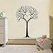 Creative arbre sticker mural décoration accessoires stickers muraux étanche chambre d'enfant murale chambre à coucher vinyle famille décoration créative autocollants A4 43x61 cm