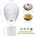 20 Pack Multicolored Paper Lanterns To Release, Chinese Lanterns Easy To Use, Sky Lanterns for Memory of Family