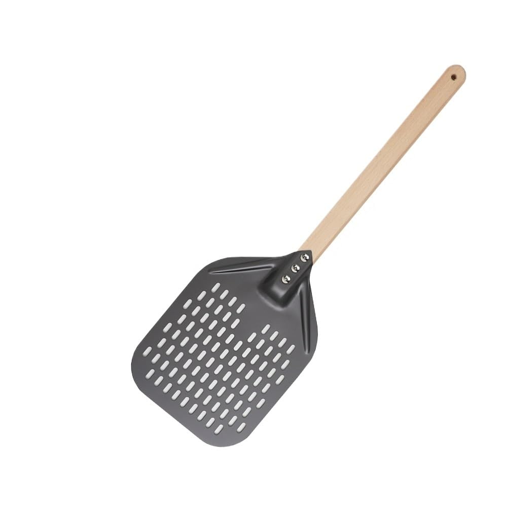 WANGSHAOWEI Pizza ​Paddle Big Pizza Shovel Turning Short Handle Square Turner Nonstick For Oven(Bk 8inch 60cm)